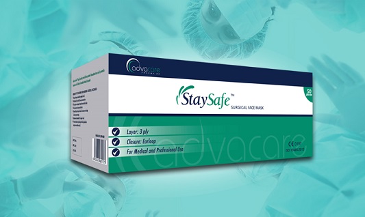 StaySafe Medical Mask Packaging
