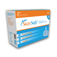 StaySafe Surgical Gloves Packaging