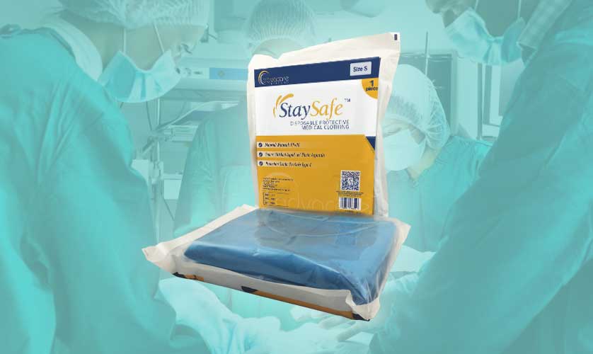StaySafe Disposable Protective Medical Clothing Packaging